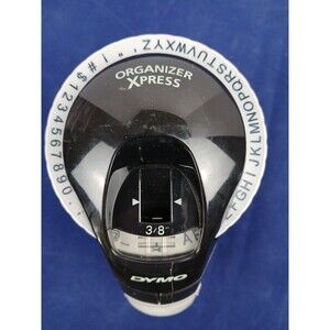 Dymo Organizer Xpress Handheld Label Maker 3/8” Black Gray Manual
